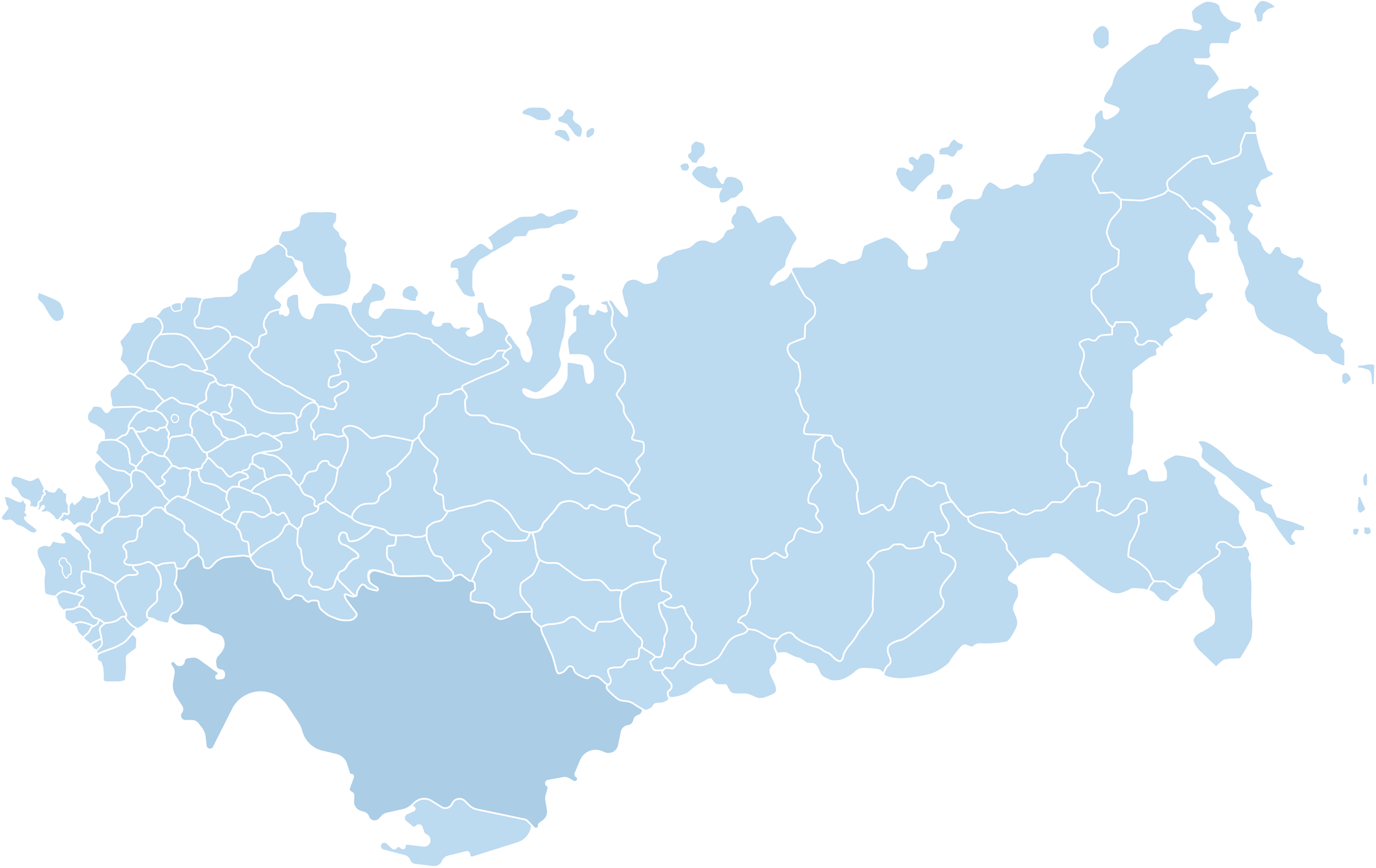 География реализованных проектов Рыбинсккомплекс