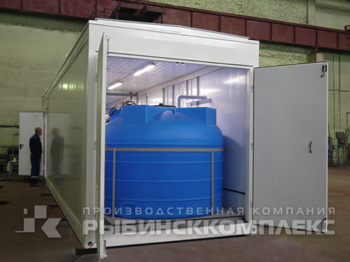 Автономная система водоподготовки 8 м³/час, исполнение - Блок-контейнер