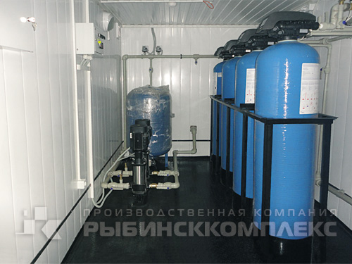 Станция водоподготовки 8,075 м³/час, исполнение - Блок-контейнер