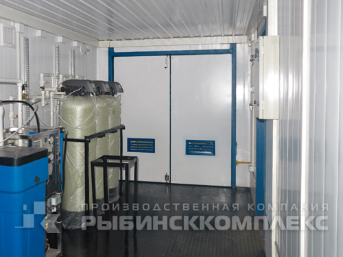 Модульная станция водоподготовки 2 м³/час, исполнение - Блок-контейнер