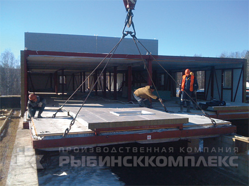 Монтаж теплового контура общежития на 129 человек, Амурская область