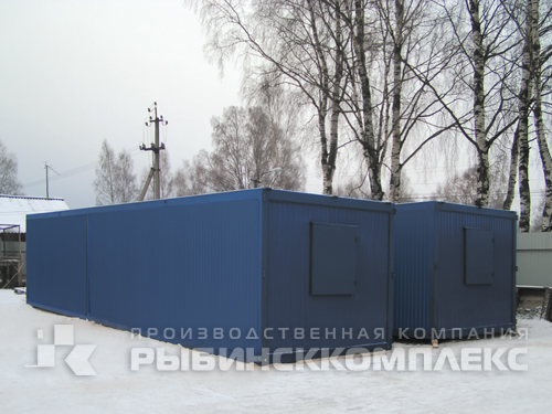 Блок-контейнеры упрощённой конструкции