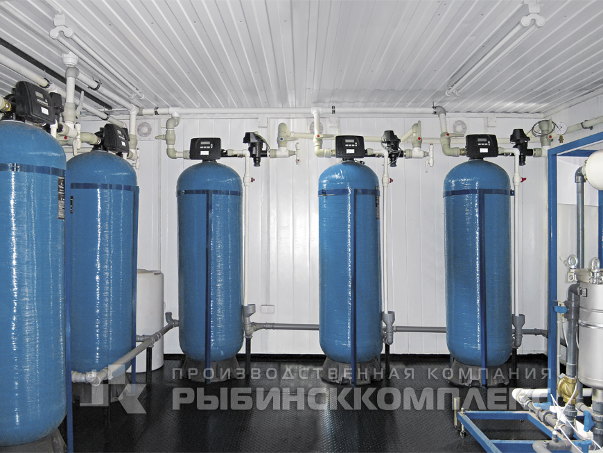 Фильтры в системе водоподготовки производительностью 25 м³/сутки