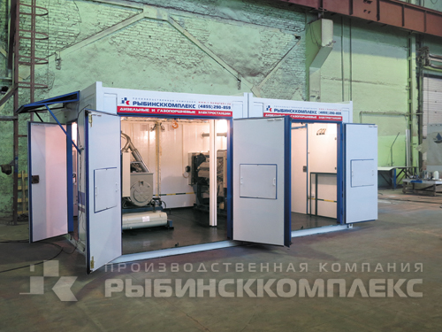 Дизельные электростанции общей мощностью 200 кВт в энергомодуле