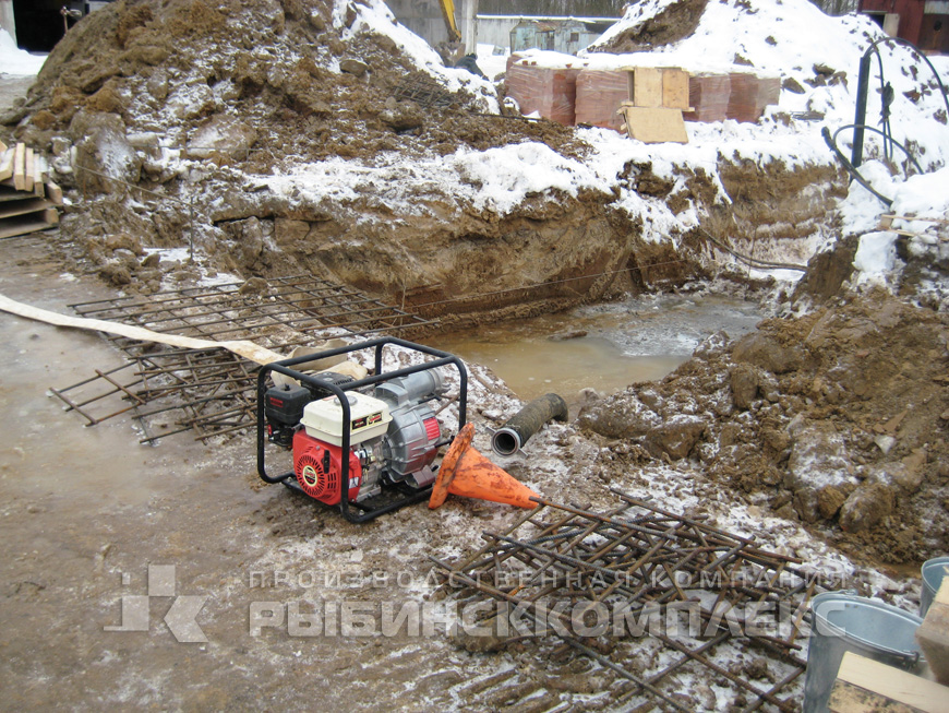 Ярославская область пос. Ермаково,  устройство фундамента