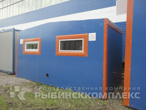 Помещение для обслуживания комплекса производительностью 100 м<sup>3</sup>/сутки (500 условных пользователей)