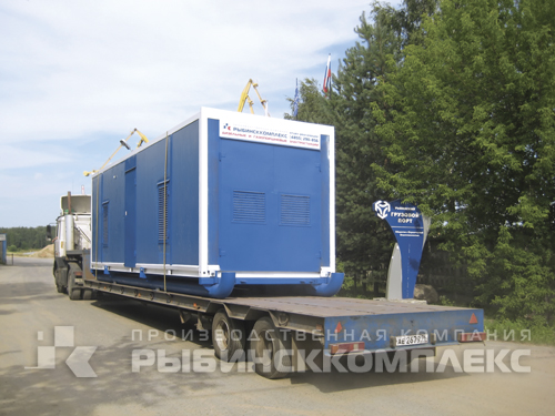 АД-60 и АД-100 в блок контейнерном исполнении на полозьях