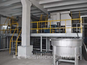Оборудование для очистки сточных вод промышленного предприятия, установленное в существующее здание