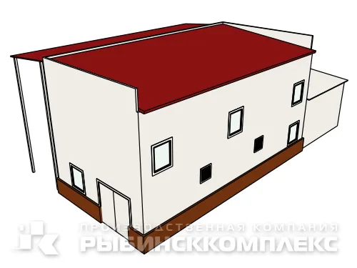 Здание для котельной, 301 м² площадью 301 м2