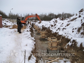 Ярославская область пос. Ермаково,  устройство фундамента