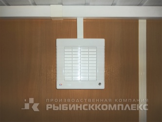 Общежития для проживания 4-х человек на базе преобразованного морского контейнера. Вентиляция Общежития для проживания 4-х человек на базе преобразованного морского контейнера. Вентиляция
