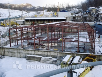 Краснодарский край г. Сочи, монтаж каркаса здания производственного корпуса