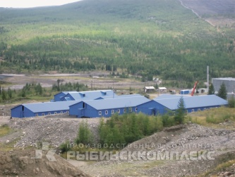 Иркутская область, комплекс, состоящий из 4-х общежитий, столовой, здания ИТР, дизельной электростанции и модульной твёрдотопливной котельной 