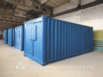 Общежития для проживания 4-х человек на базе преобразованного морского контейнера Общежития для проживания 4-х человек на базе преобразованного морского контейнера