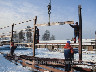 Иркутская область г. Ангарск, монтаж металлоконструкций