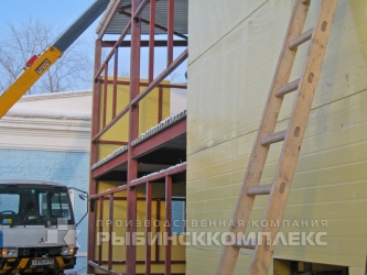 Иркутская область г. Иркутск, монтаж ограждающих конструкций