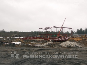 Архангельская область с. Яренск, монтаж металлоконструкций