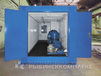 Здание технологического назначения на базе модернизированного грузового контейнера Здание технологического назначения на базе модернизированного грузового контейнера