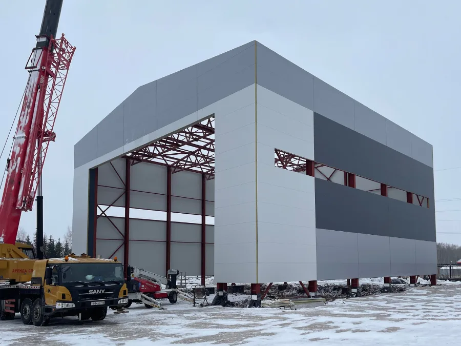 Корпус сборки карьерных самосвалов, 900 м²  площадью 900 м2