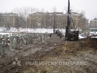 Республика Коми г. Ухта, устройство фундамента